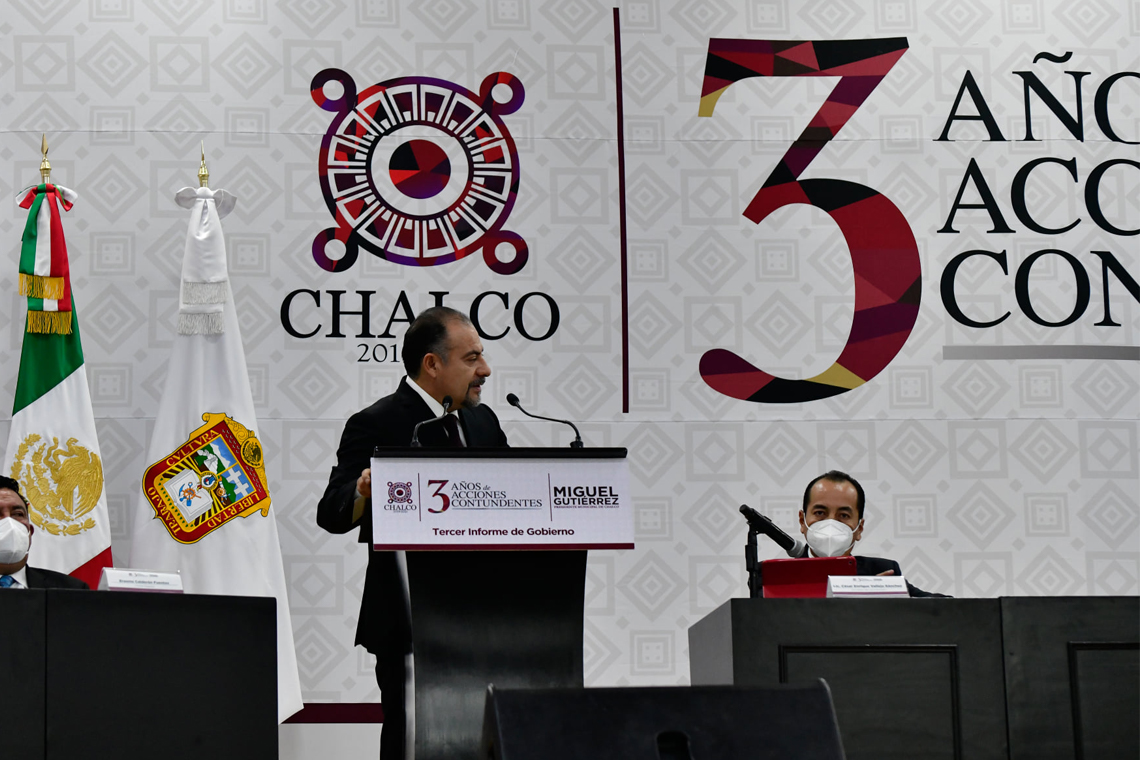 Boletín 298.- Con inversión histórica, Miguel Gutiérrez entrega cuentas de 3 años de gobierno