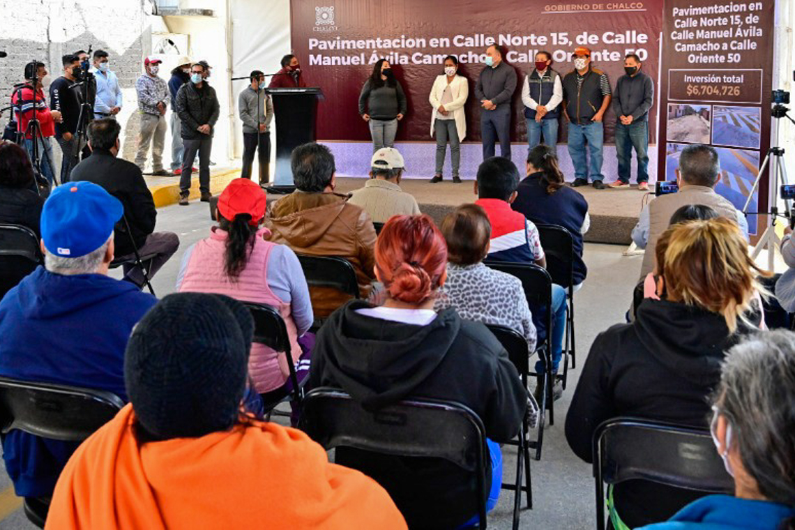 Boletín 305.-Miguel Gutiérrez entrega obra de pavimentación en Unión de Guadalupe
