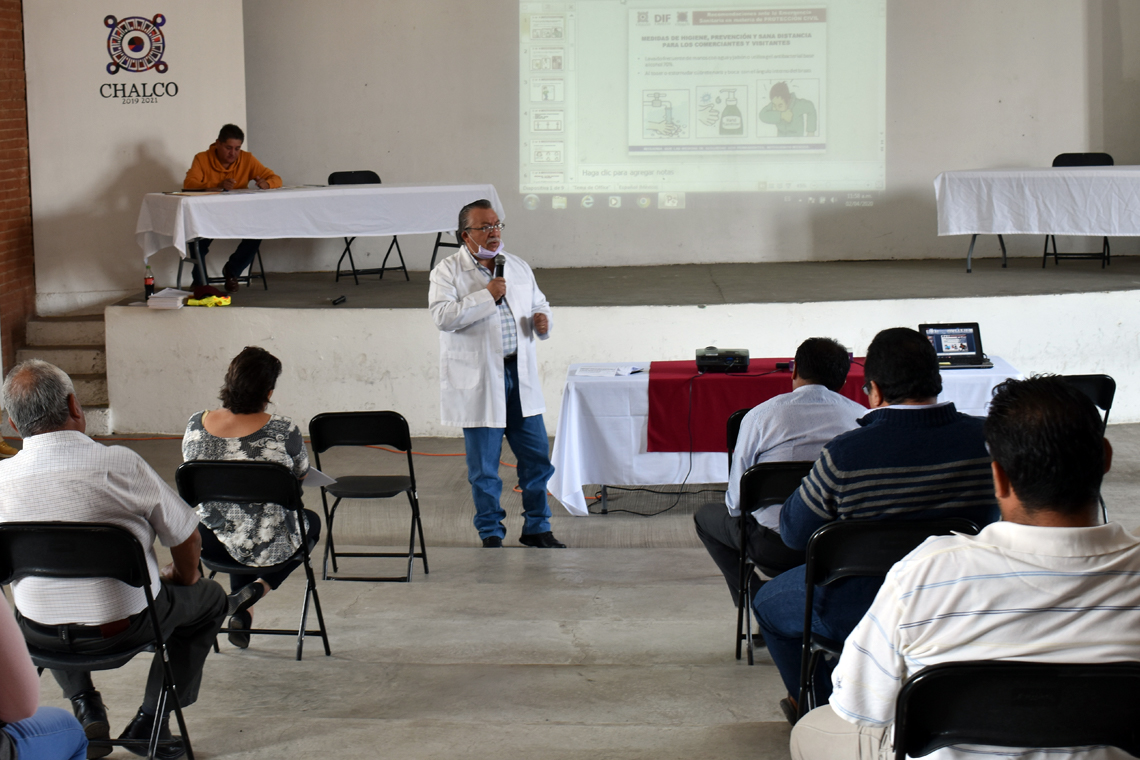 Boletín 157.- Se suspende el comercio en vía pública en todas las comunidades de Chalco