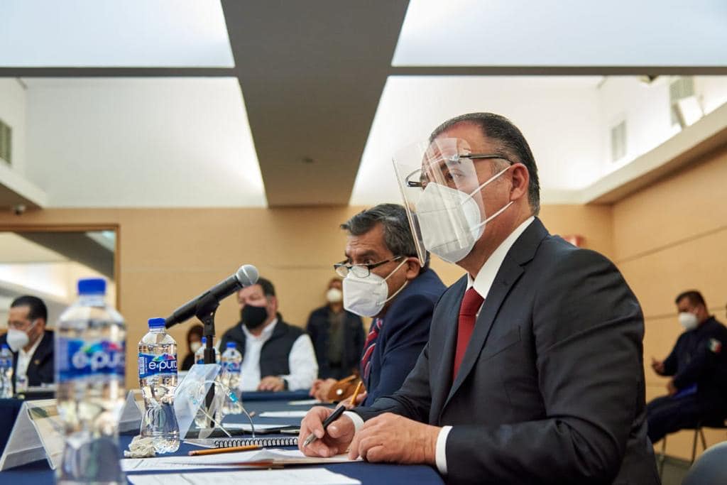 Boletín 211.-Miguel Gutiérrez asiste a la Tercera Reunión de Seguridad con autoridades del Gobierno de México