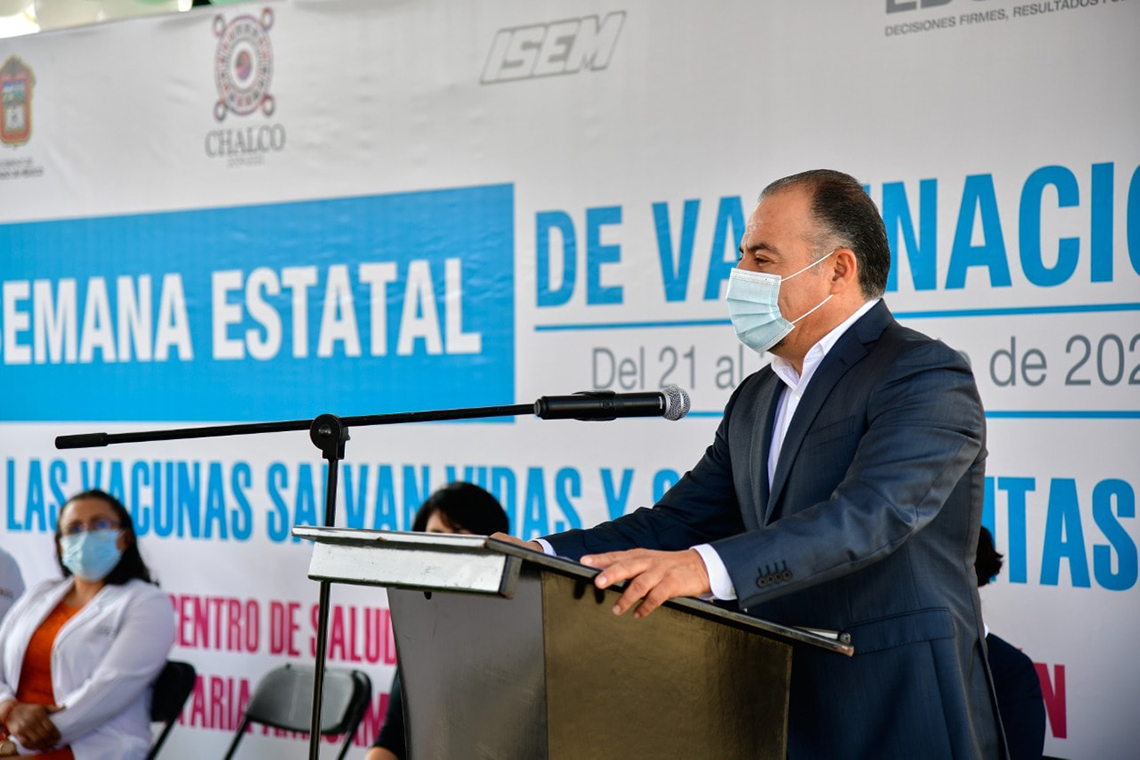 Boletín 259.-Arranca en Chalco Semana Estatal de Intensificación de Vacunación