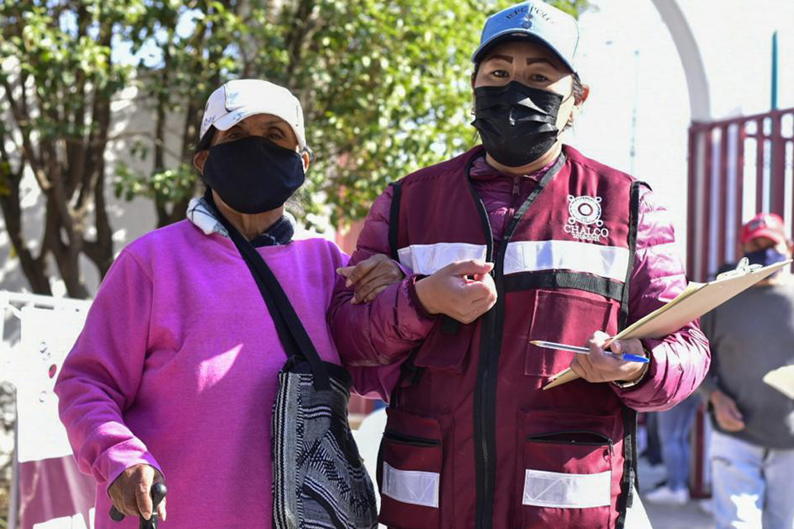 Boletín 236.-Gobierno de Chalco cierra segundo día de la Jornada de Vacunación contra Covid-19 con 18 mil 450 dosis aplicadas