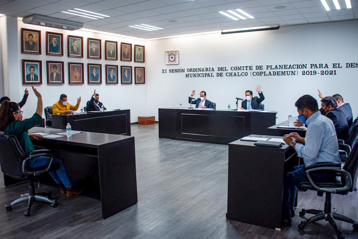 Boletín 252.-Comité de Planeación Municipal del Gobierno de Chalco presenta sus avances trimestrales