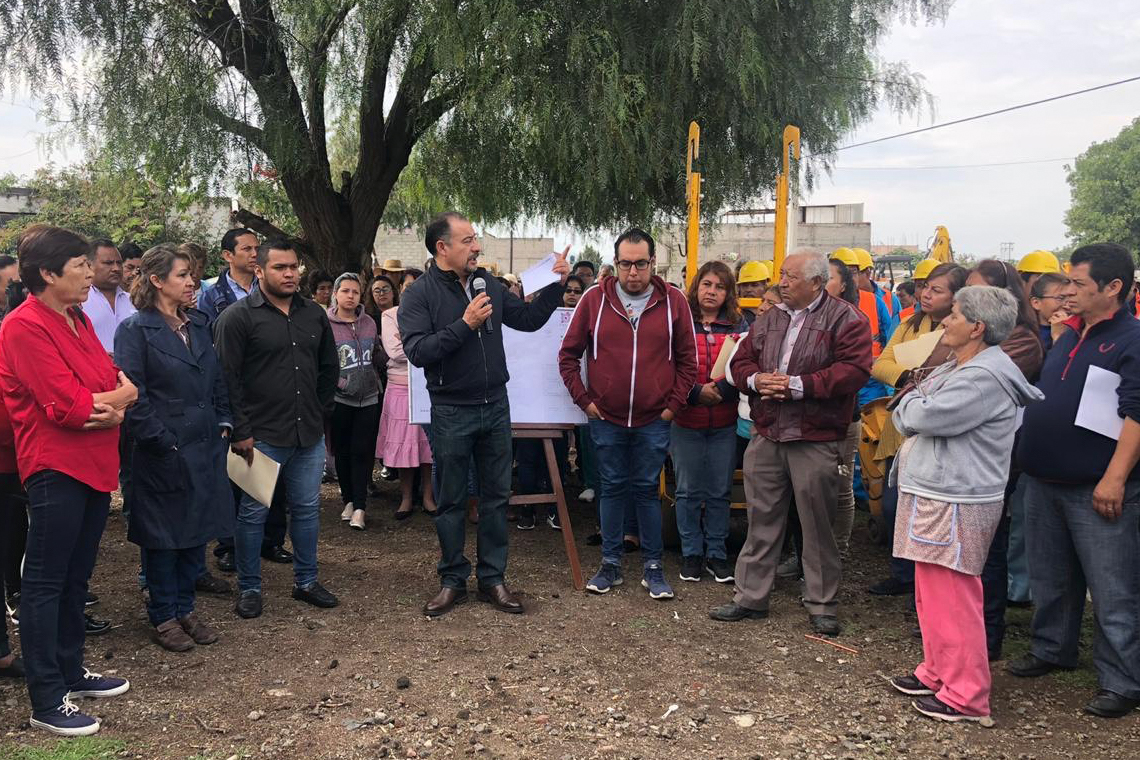 Boletín 78.-Miguel Gutiérrez anuncia la inversión de más de 6 millones de pesos en la colonia Nueva San Antonio