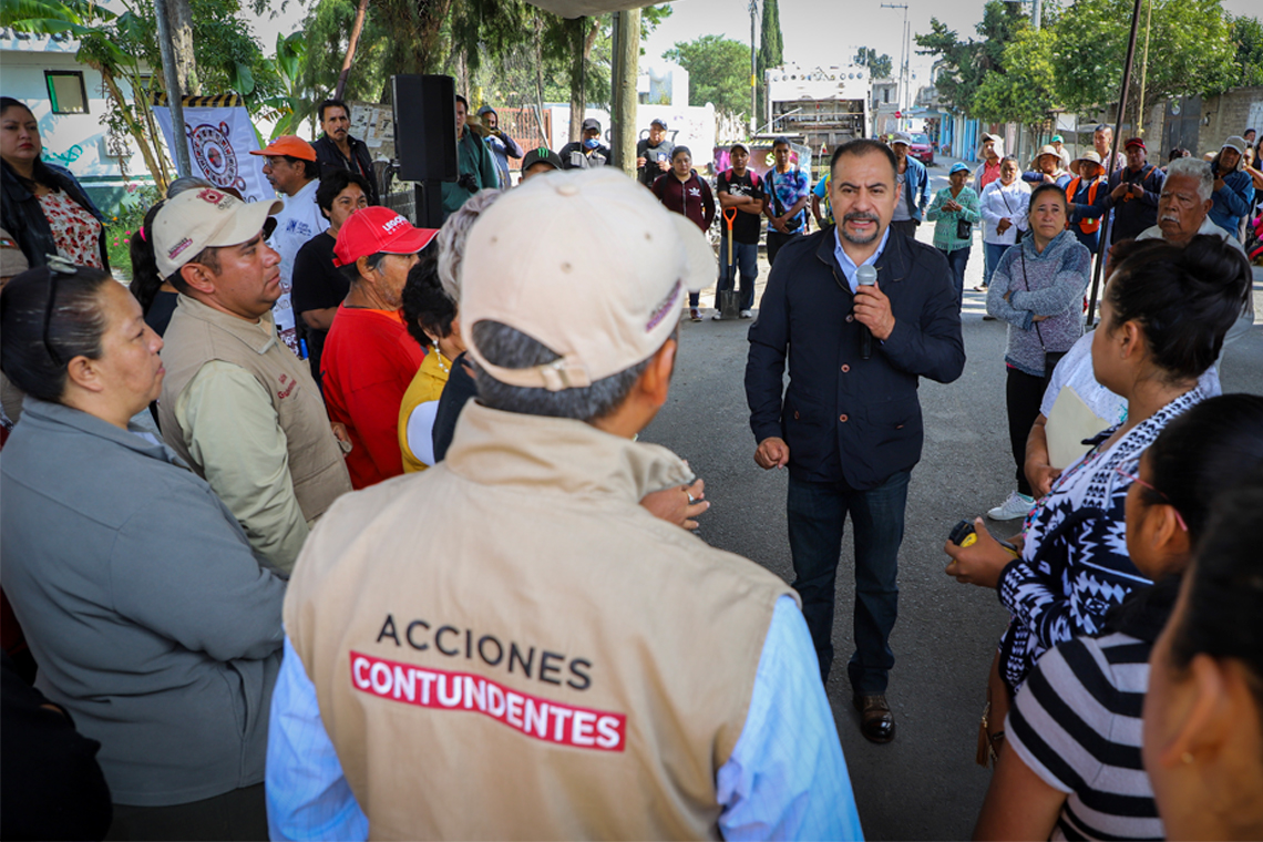 Boletín 80.-Miguel Gutiérrez anuncia la inversión de más de 7 millones de pesos en obra pública para la colonia Nueva San Isidro