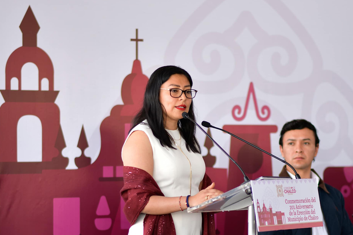 Boletín 010.- Abigail Sánchez celebra 201 Aniversario del Municipio de Chalco