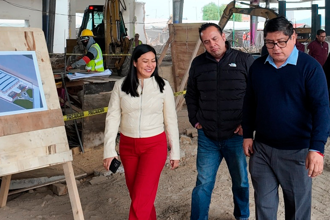 Boletín 063.- Abigail Sánchez supervisa avances de la Universidad Rosario Castellanos