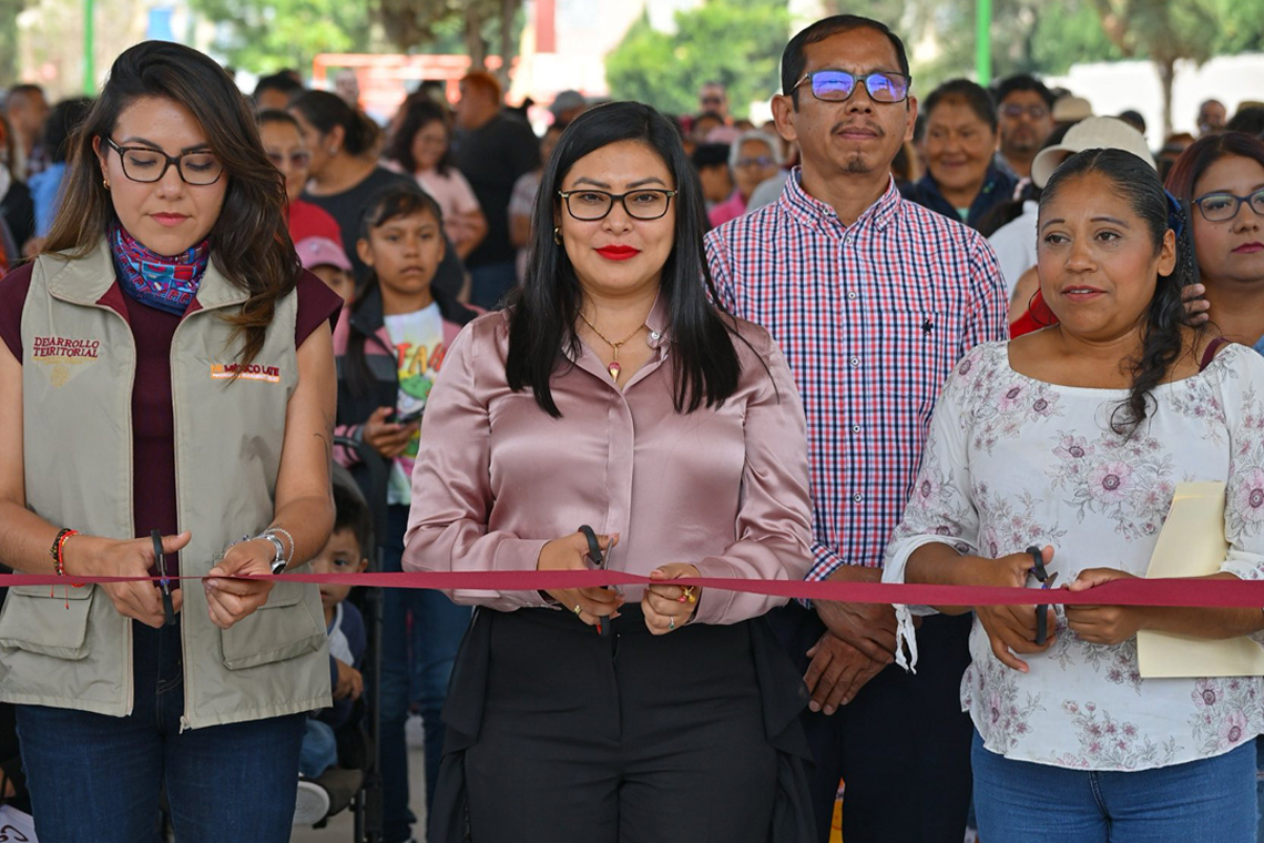Boletín 077.- Abigail Sánchez entrega Parque Portal del Agua