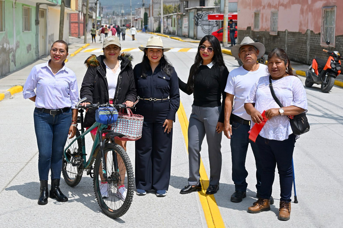 Boletín 082.- Abigail Sánchez entrega pavimentaciones por 27MDP