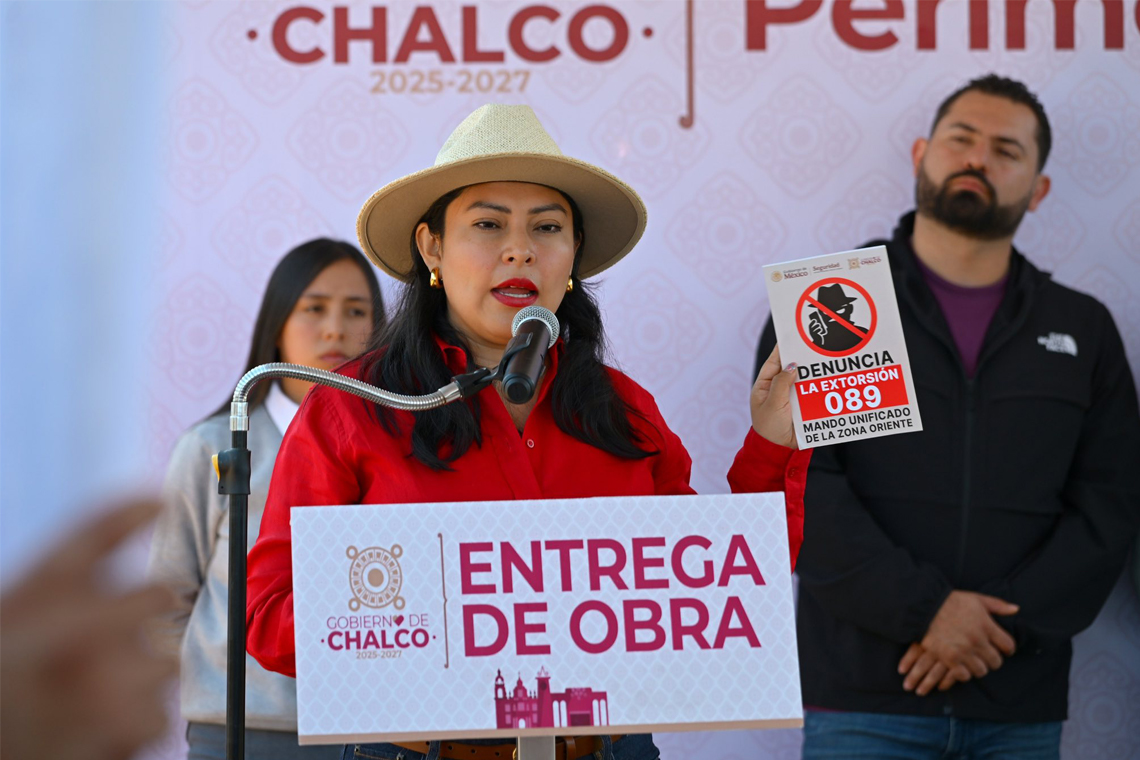 Boletín 098.- Abigail Sánchez entrega obras en Covadonga y Fraternidad Antorchista