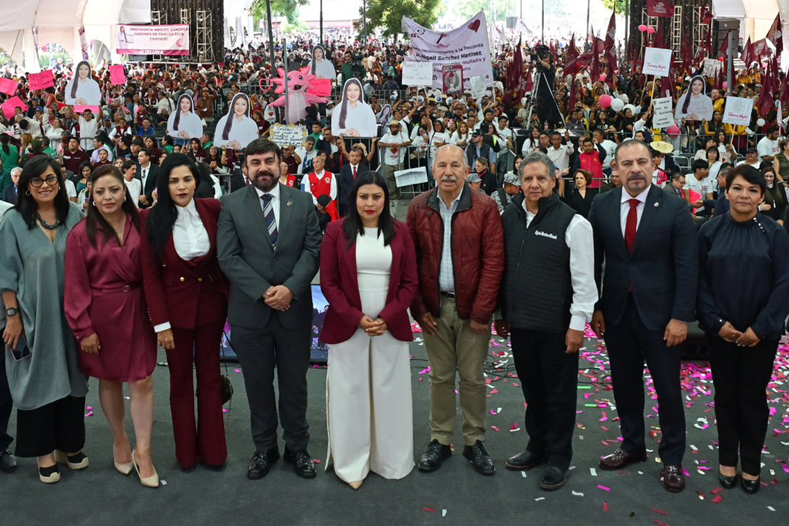 Boletín 114.- Abigail Sánchez da su Primer Informe de Gobierno