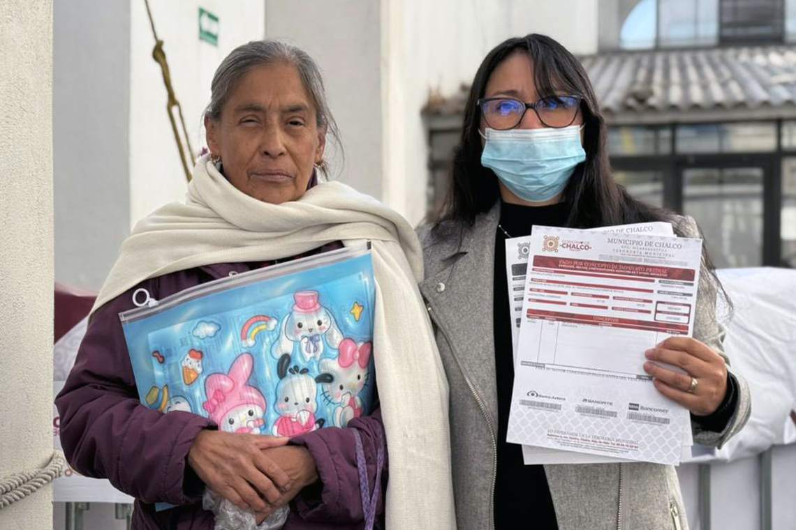 Boletín 121.- Gobierno de Chalco premia a contribuyentes cumplidos