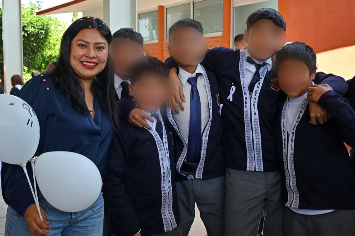 Boletín 152.- Abigail Sánchez entrega obra educativa en Chimalpa